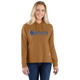 Lichtgewicht Tencel-Hoodie met losse pasvorm en print voor dames