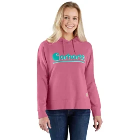 Lichtgewicht Tencel-Hoodie met losse pasvorm en print voor dames