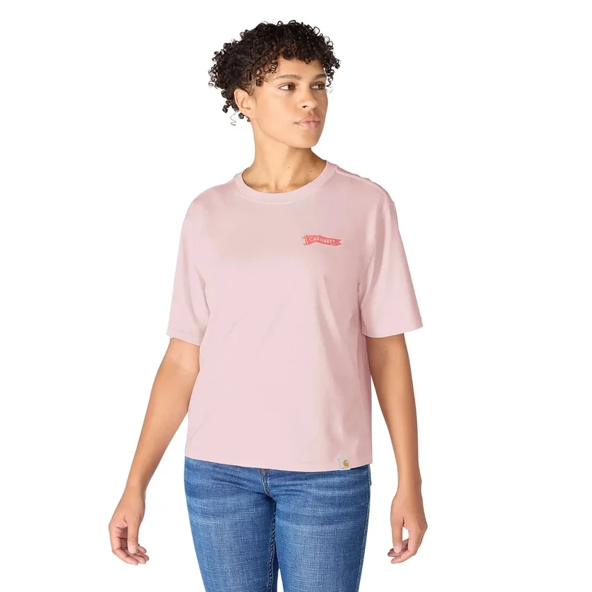 Lichtgewicht Tencel-overhemd voor dames met vlaggenprint
