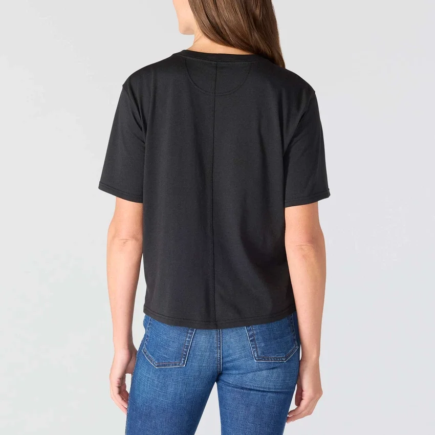 Lichtgewicht Tencel-overhemd voor dames met vlaggenprint