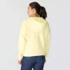 Lichtgewicht Tencel-sweatshirt met capuchon en doorlopende rits voor dames