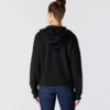Lichtgewicht Tencel-sweatshirt met capuchon en doorlopende rits voor dames