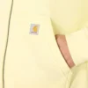 Lichtgewicht Tencel-sweatshirt met capuchon en doorlopende rits voor dames