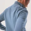 Lichtgewicht Tencel-sweatshirt met halve rits voor dames