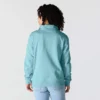 Lichtgewicht Tencel-sweatshirt met halve rits voor dames