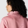 Lichtgewicht Tencel-sweatshirt met halve rits voor dames