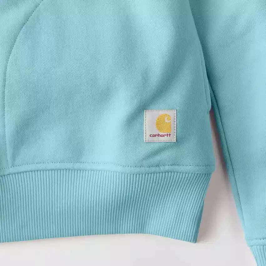 Lichtgewicht Tencel-sweatshirt met halve rits voor dames