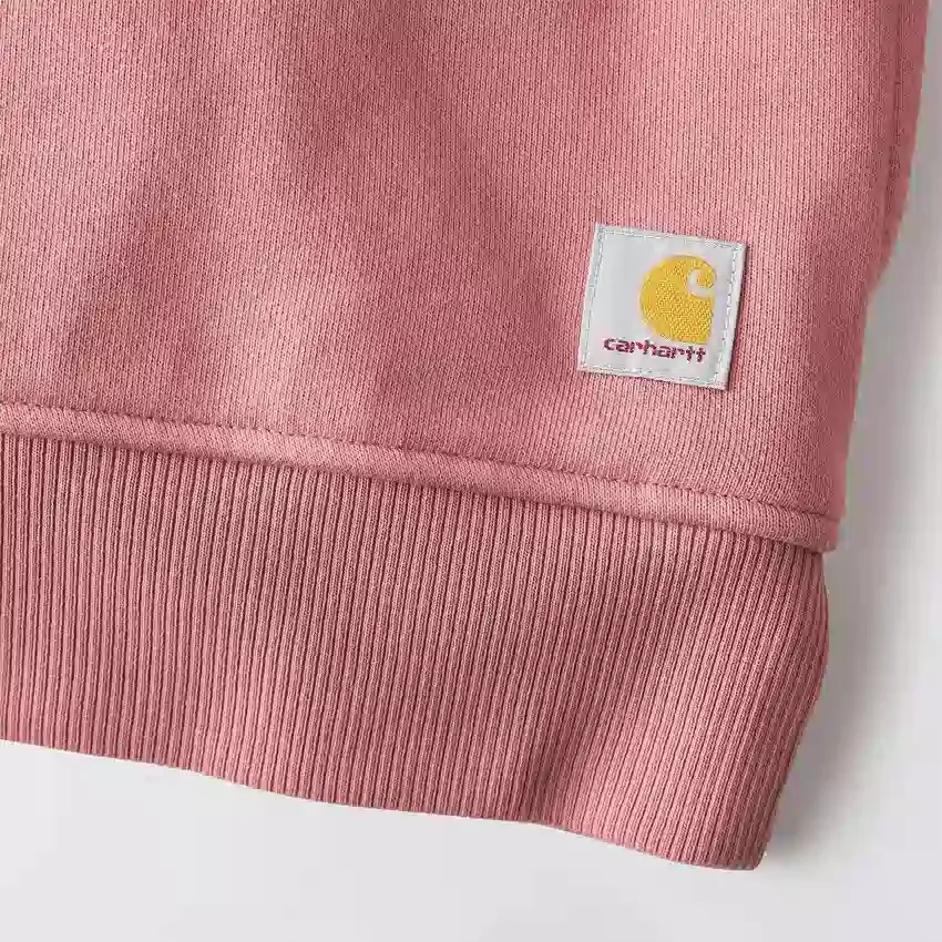 Lichtgewicht Tencel-sweatshirt met halve rits voor dames