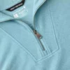 Lichtgewicht Tencel-sweatshirt met halve rits voor dames