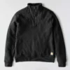 Lichtgewicht Tencel-sweatshirt met halve rits voor dames