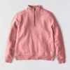 Lichtgewicht Tencel-sweatshirt met halve rits voor dames