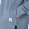 Lichtgewicht Tencel-sweatshirt met halve rits voor dames