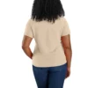 Lichtgewicht Tencel-sweatshirt met korte armstukken en relaxte pasvorm van French Terry voor dames