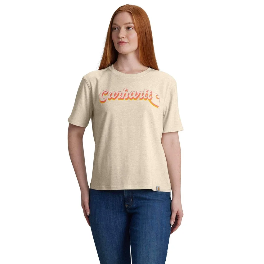 Lichtgewicht Tencel Sweatshirt met ronde hals en print voor dames