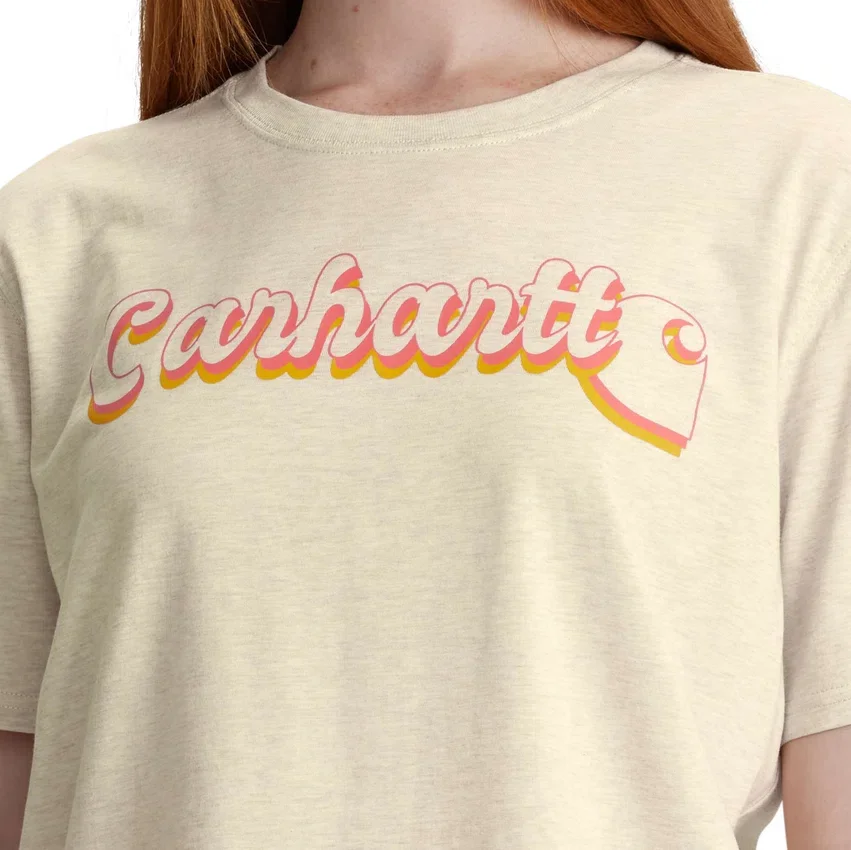 Lichtgewicht Tencel Sweatshirt met ronde hals en print voor dames