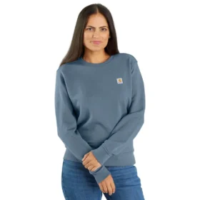 Lichtgewicht Tencel-Sweatshirt met ronde hals voor dames