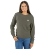 Lichtgewicht Tencel-Sweatshirt met ronde hals voor dames