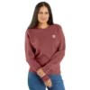 Lichtgewicht Tencel-Sweatshirt met ronde hals voor dames