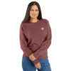 Lichtgewicht Tencel-Sweatshirt met ronde hals voor dames