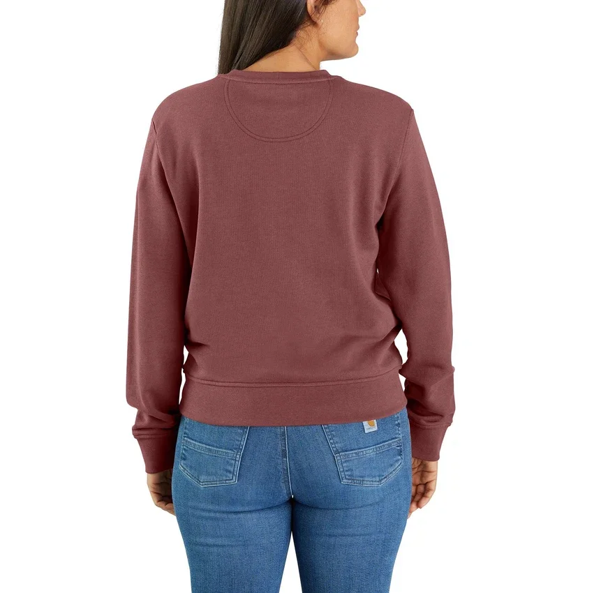 Lichtgewicht Tencel-Sweatshirt met ronde hals voor dames