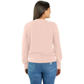 Lichtgewicht Tencel-Sweatshirt met ronde hals voor dames