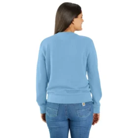Lichtgewicht Tencel-Sweatshirt met ronde hals voor dames
