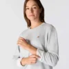 Lichtgewicht Tencel-Sweatshirt met ronde hals voor dames