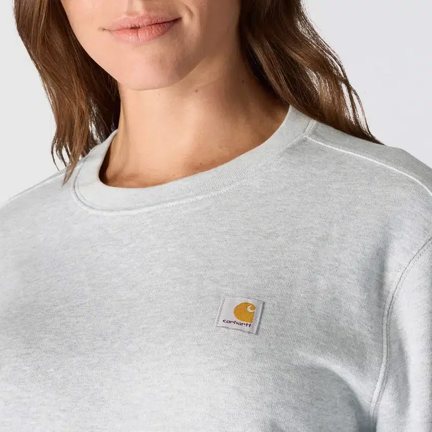 Lichtgewicht Tencel-Sweatshirt met ronde hals voor dames