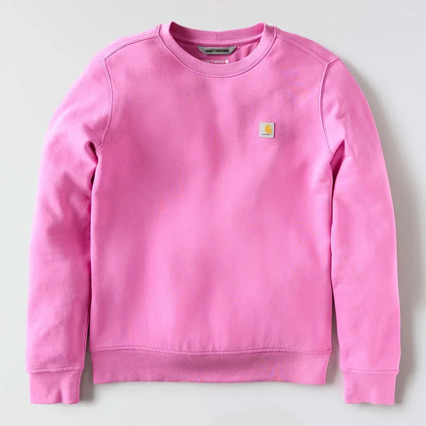 Lichtgewicht Tencel-Sweatshirt met ronde hals voor dames
