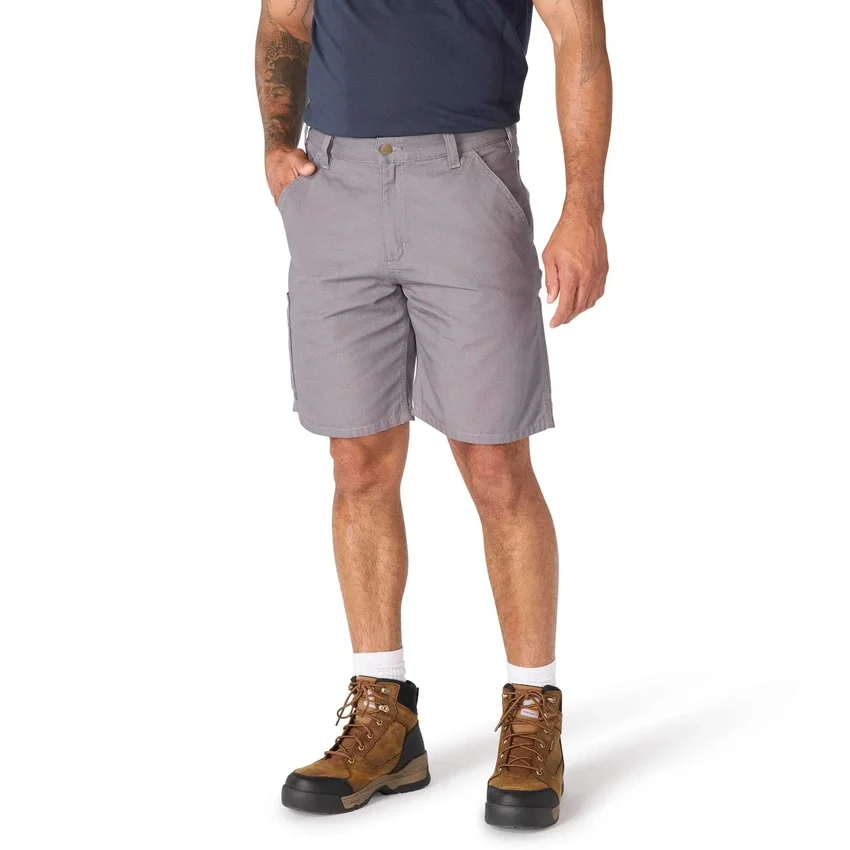 Loszittende 9" Stateline canvas-short – werkshort