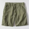 Loszittende 9" Stateline canvas-short – werkshort