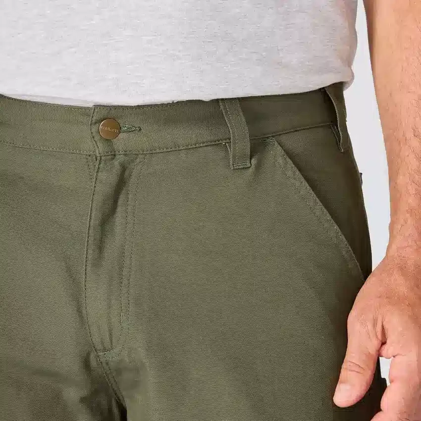 Loszittende 9" Stateline canvas-short – werkshort
