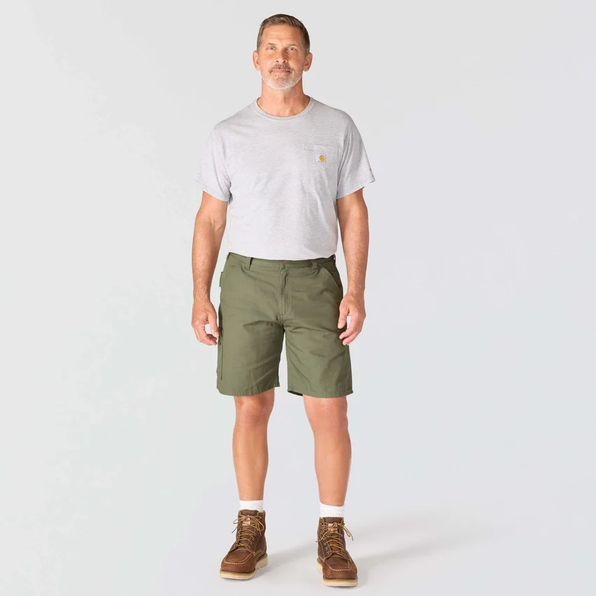 Loszittende 9" Stateline canvas-short – werkshort