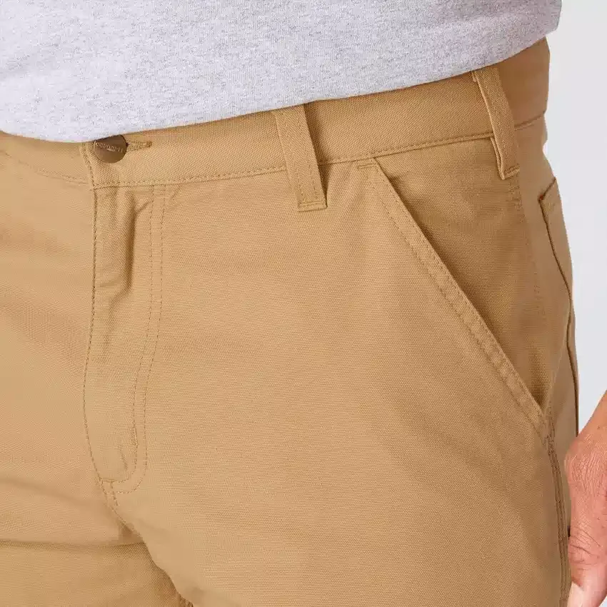 Loszittende 9" Stateline canvas-short – werkshort