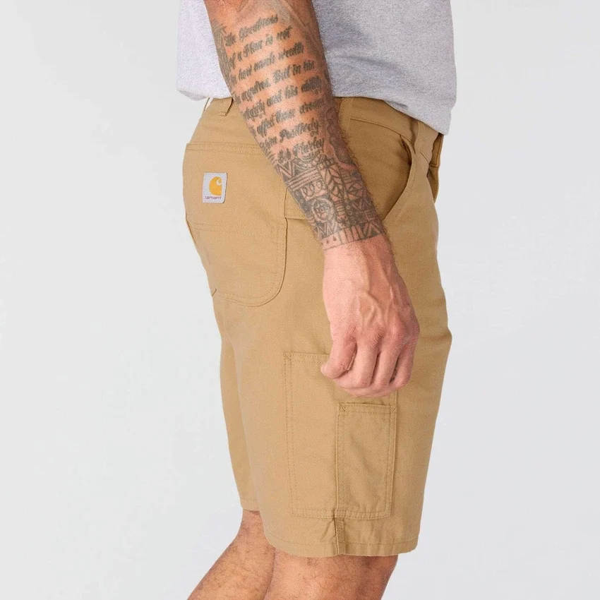 Loszittende 9" Stateline canvas-short – werkshort
