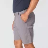 Loszittende 9" Stateline canvas-short – werkshort
