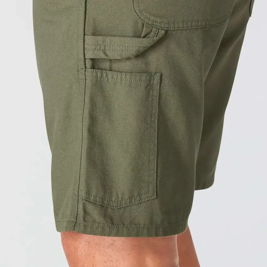 Loszittende 9" Stateline canvas-short – werkshort