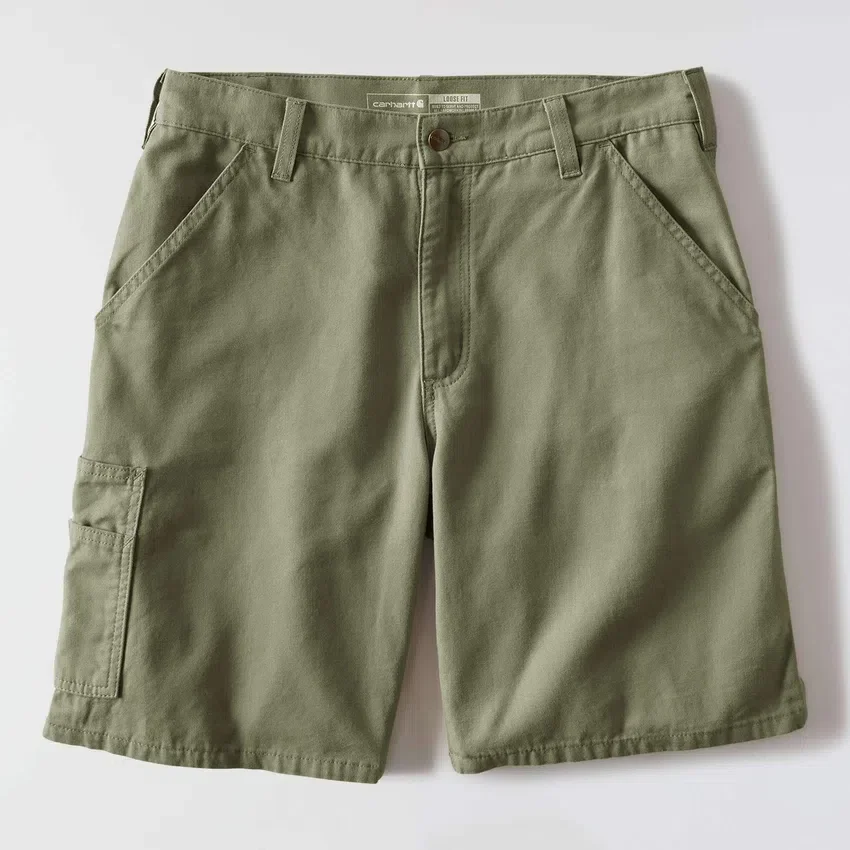 Loszittende 9" Stateline canvas-short – werkshort