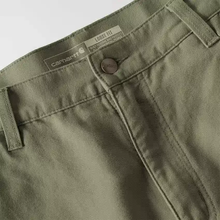 Loszittende 9" Stateline canvas-short – werkshort