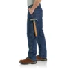 Loszittende, rechte jeans met dubbele knieën - Werkjeans