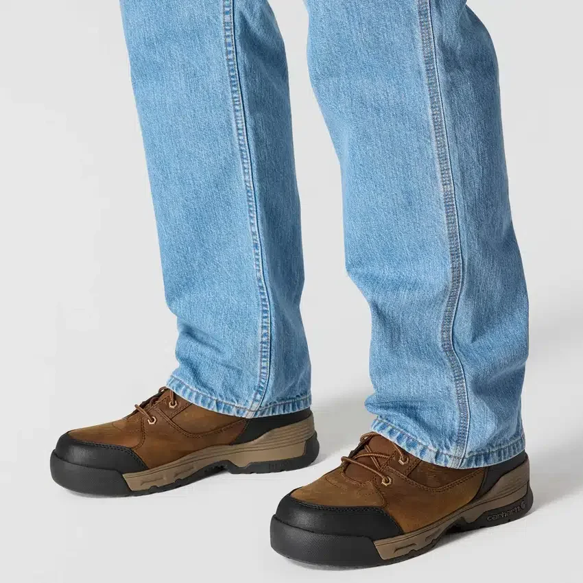 Loszittende, rechte werkjeans voor heren