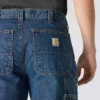 Loszittende, rechte werkjeans voor heren