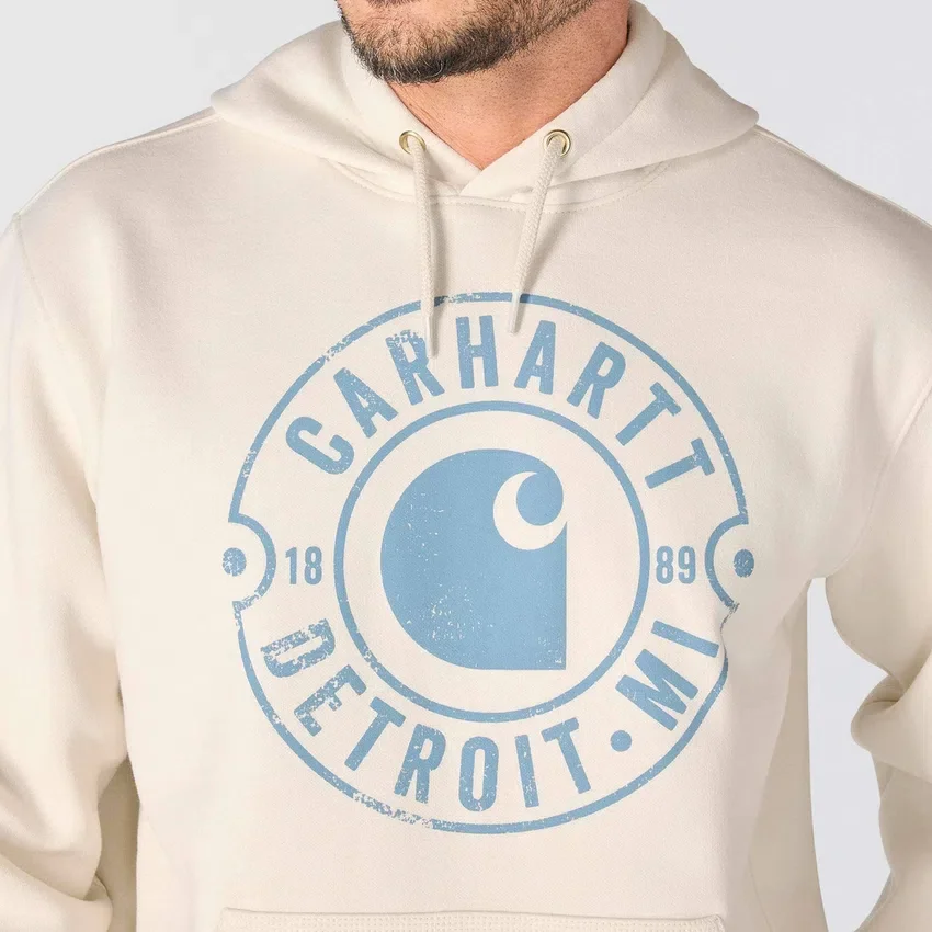 Marquette Detroit-hoodie met print voor heren