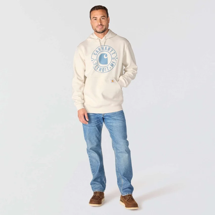 Marquette Detroit-hoodie met print voor heren