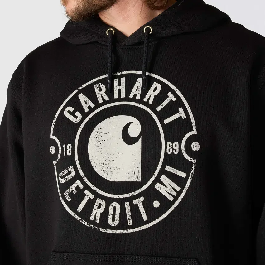 Marquette Detroit-hoodie met print voor heren