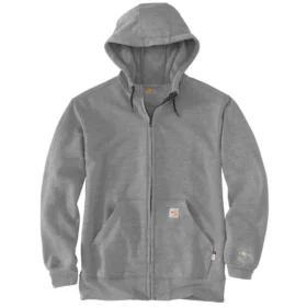 Marquette Fr Force herensweatshirt met capuchon en doorlopende rits - Vlamwerende Hoodies