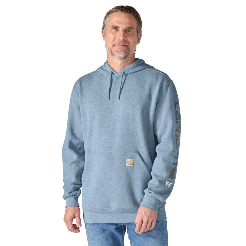 Marquette Fr Force Logo-hoodie voor heren - Vlamwerende Hoodies