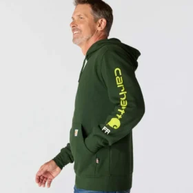 Marquette Fr Force Logo-hoodie voor heren – Vlamwerende Hoodies