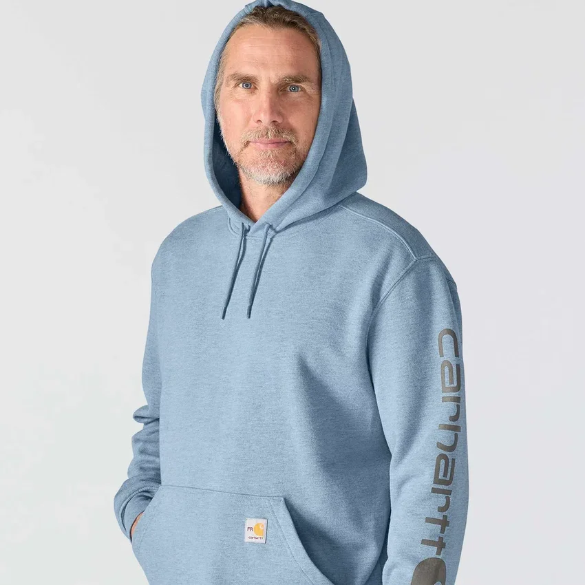 Marquette Fr Force Logo-hoodie voor heren - Vlamwerende Hoodies