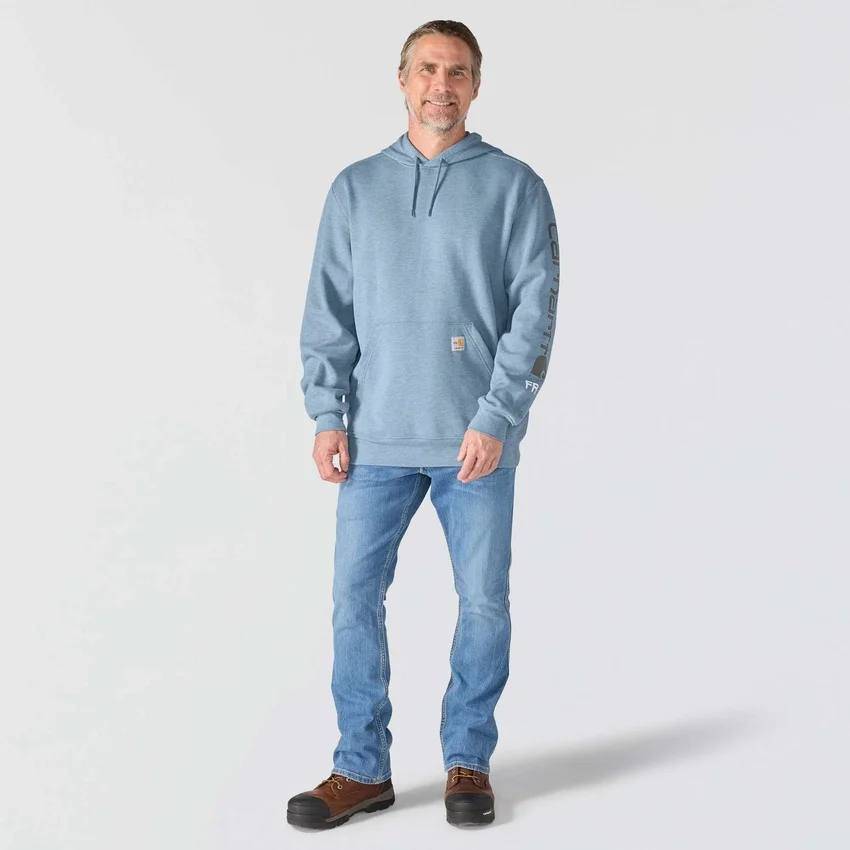 Marquette Fr Force Logo-hoodie voor heren - Vlamwerende Hoodies